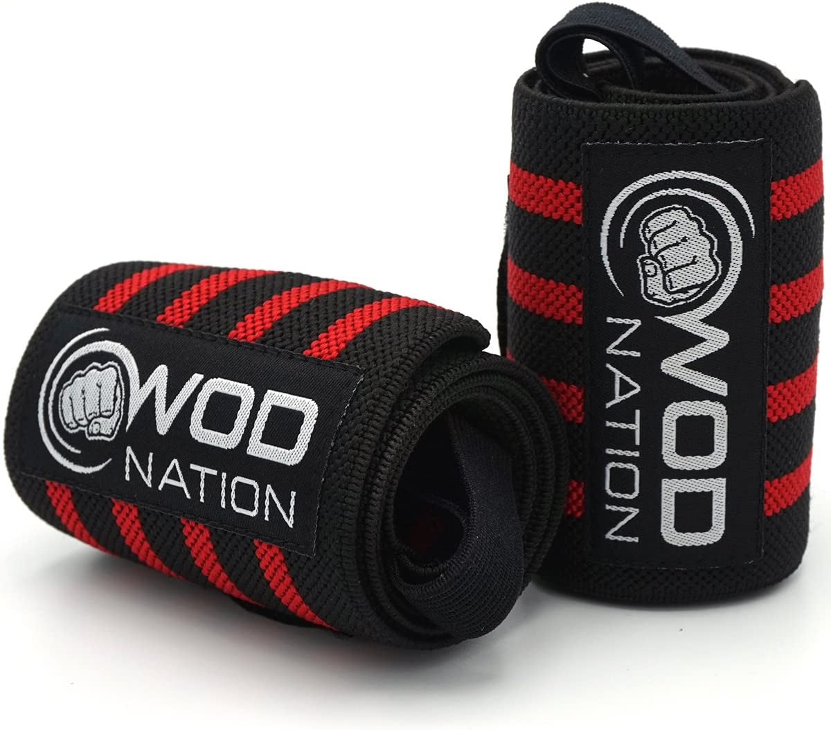 Professional Wrist Wraps for Weightlifting & Strength Training, Heavy-Duty Gym Support Straps with Thumb Loop for Men & Women