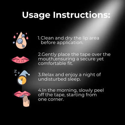 30/60/90 Pack Sleep Mouth Tape for Snoring Relief, Medical-Grade Breathing Support Strips for Improved Sleep & Better Airflow