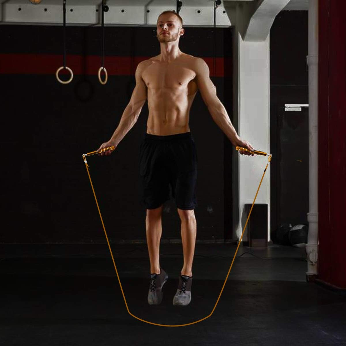Adjustable Speed Jump Rope for Fitness Training, Lightweight Exercise Rope for Cardio, Agility & Workout Performance