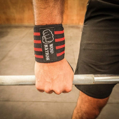 Professional Wrist Wraps for Weightlifting & Strength Training, Heavy-Duty Gym Support Straps with Thumb Loop for Men & Women