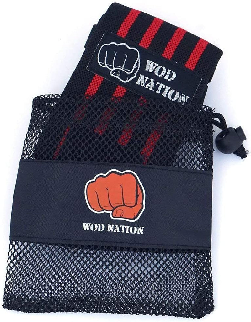 Professional Wrist Wraps for Weightlifting & Strength Training, Heavy-Duty Gym Support Straps with Thumb Loop for Men & Women