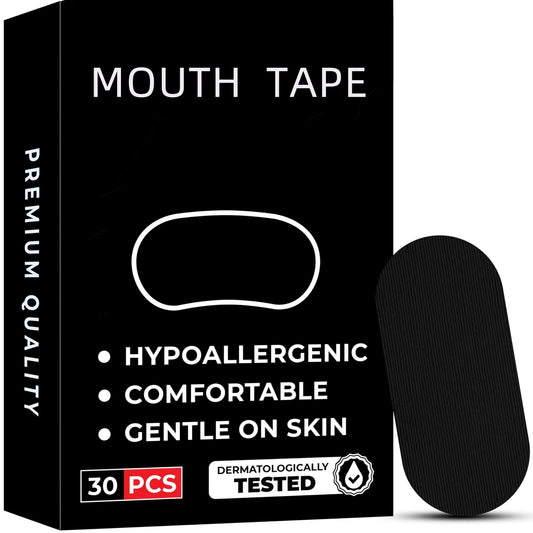30/60/90 Pack Sleep Mouth Tape for Snoring Relief, Medical-Grade Breathing Support Strips for Improved Sleep & Better Airflow